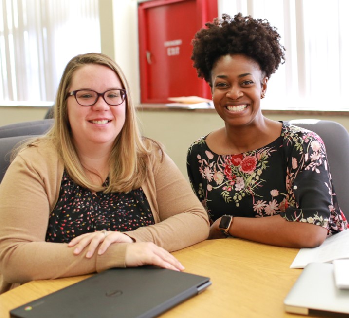 Rachel Hodges and Michelle Clayton, from Cohort 8 of the Leadership Academy