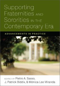 Book cover for "Supporting Fraternities and Sororities in the Contemporary Era"